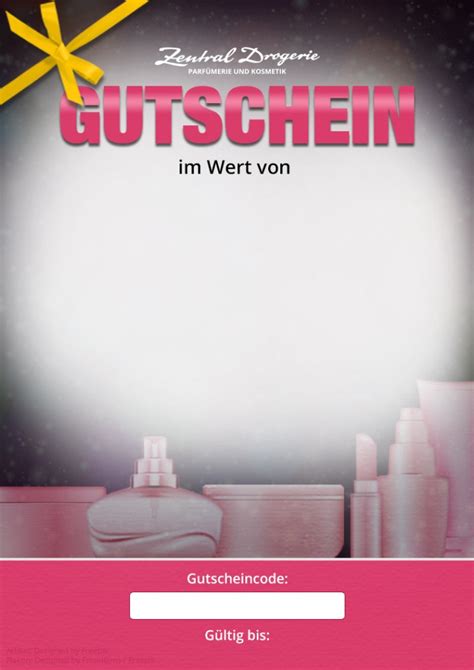zentraldrogerie gutschein